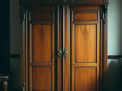 修復されたアンティーク家具